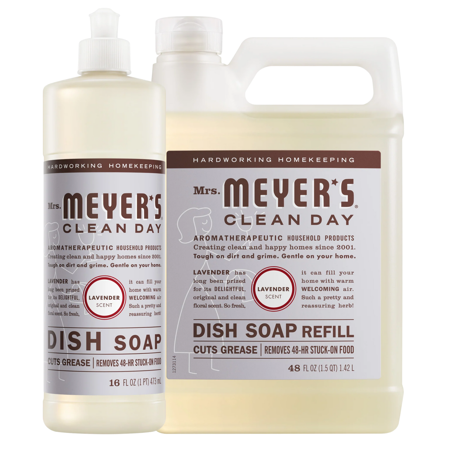 Lavender Dish Soap & Refill Set