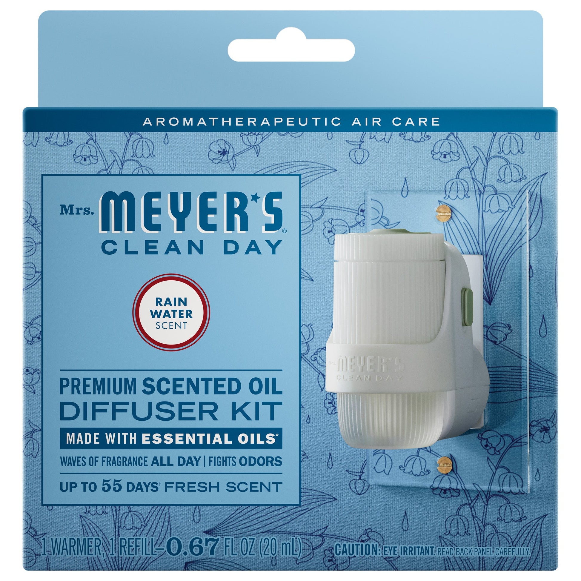 Rain Water Plug In Scented Oil Warmer With Refill