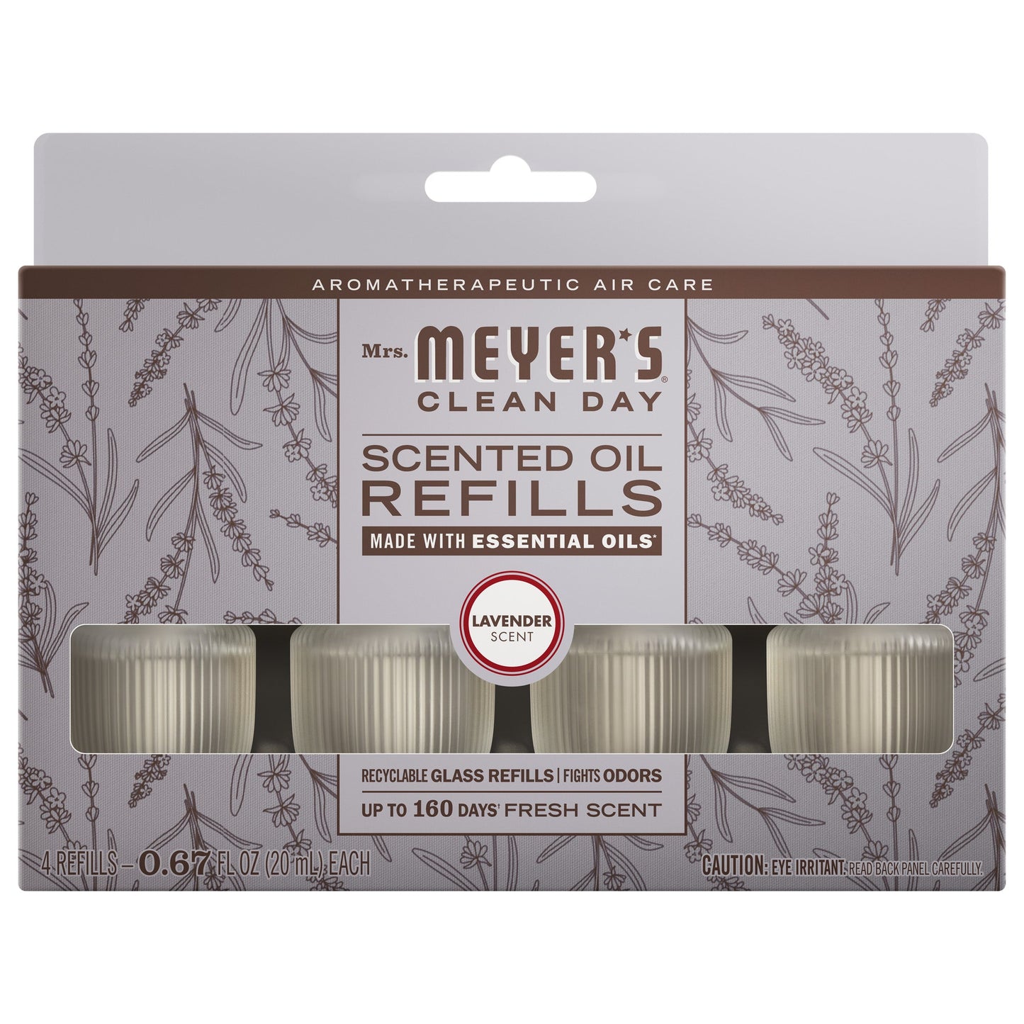 Lavender Plug In Scented Oil Refill, 4-Pack