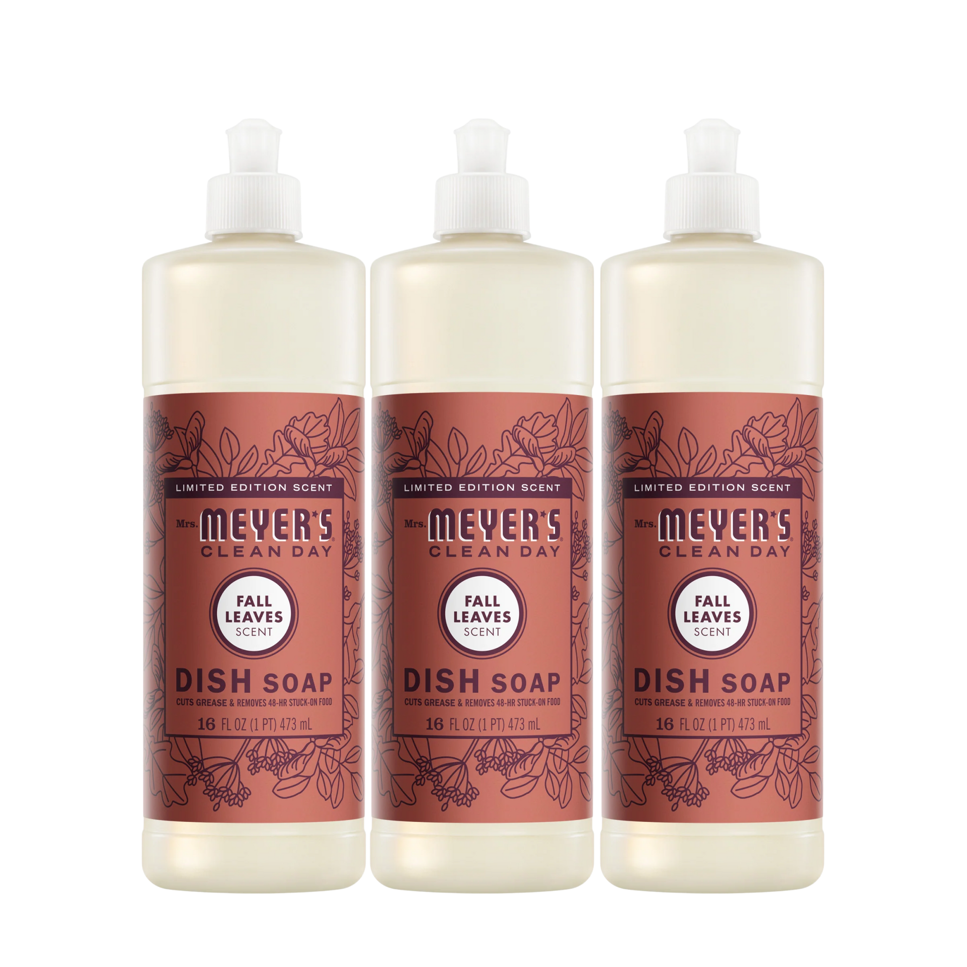 Fall Leaves Dish Soap 3-count Bundle