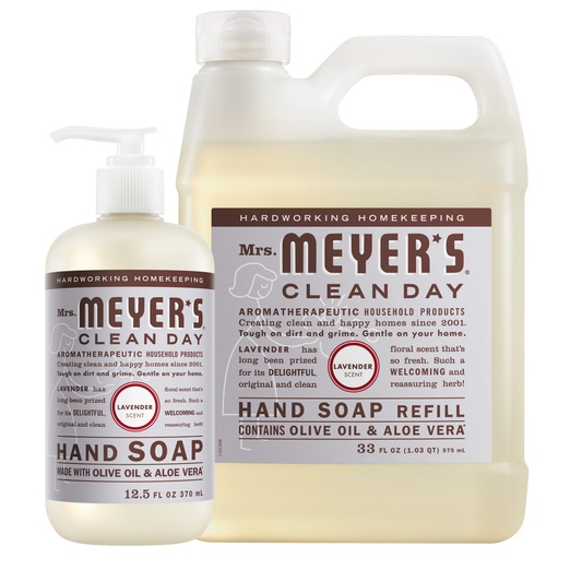 Lavender Liquid Hand Soap & Refill Set