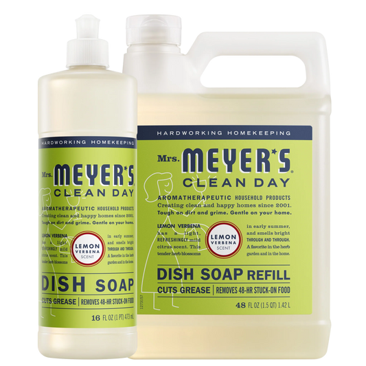 Lemon Verbena Dish Soap and Refill Set