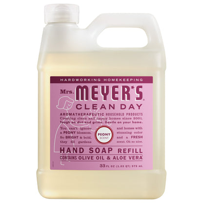 Peony Liquid Hand Soap & Refill Set