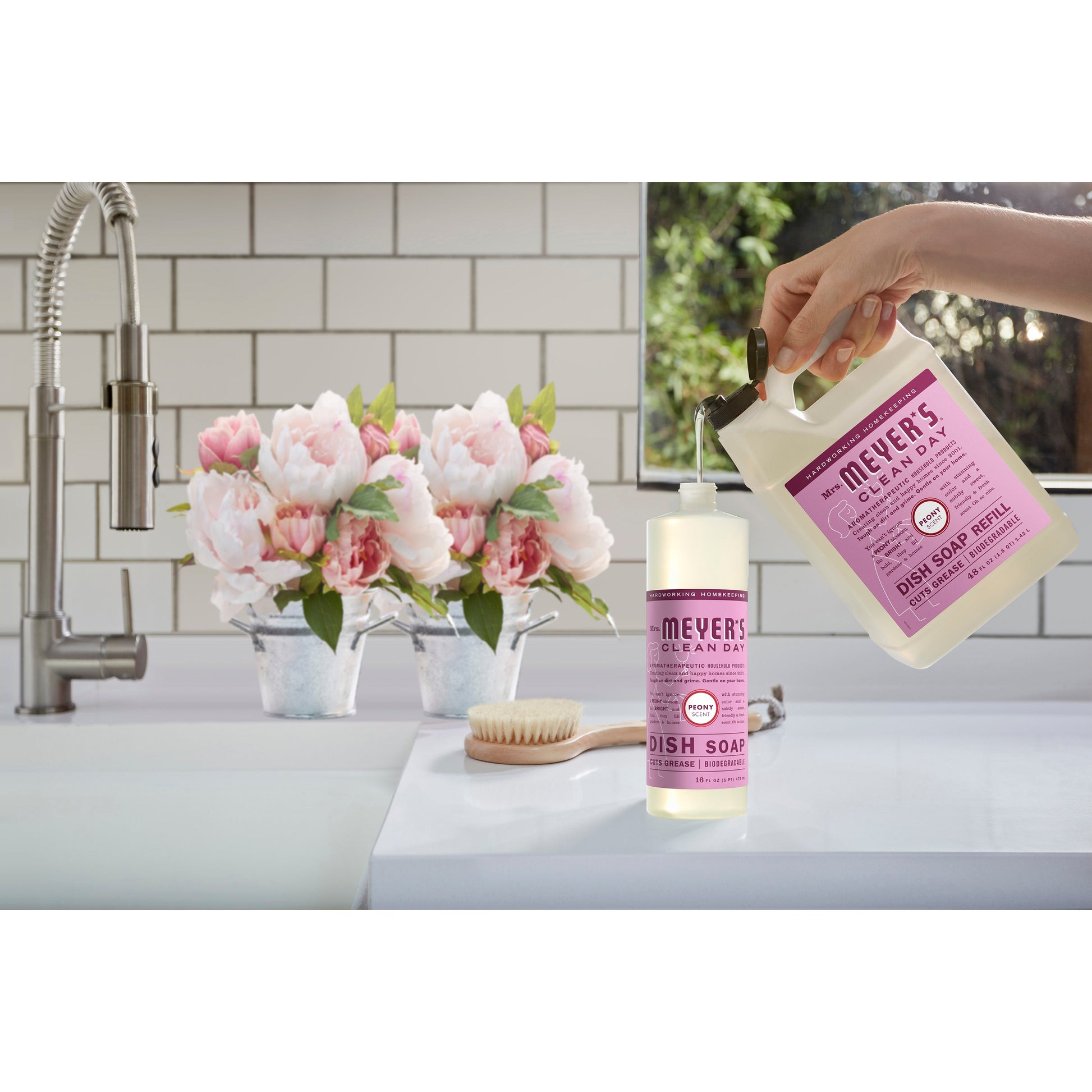 Peony Dish Soap Refill