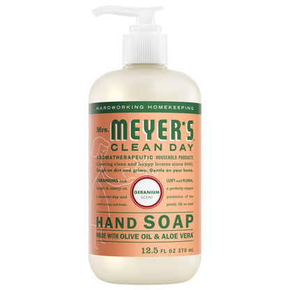 Geranium Liquid Hand Soap & Refill Set